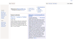 Desktop Screenshot of mormonwiki.org